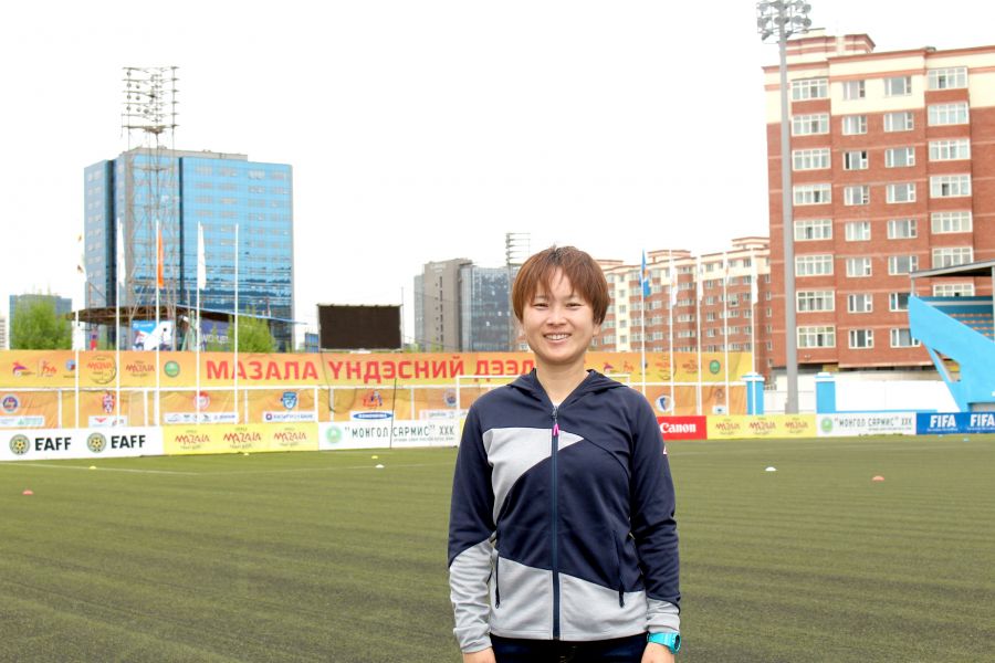 U 19 U 16モンゴル女子代表監督 河本菜穂子さん 女子サッカーの草分け めざすはafc女子選手権予選